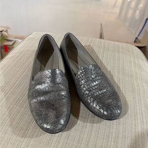 Ecco Warm Grey Ballerina Shoes